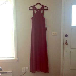 Beautiful Burgundy Bridesmaids Dress
